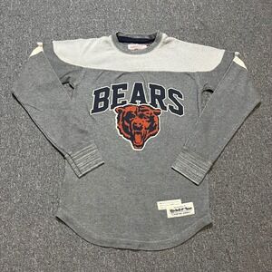 Mitchell & Ness Chicago Bears NFL Throwbacks Thermal Grey Long Sleeve Shirt S